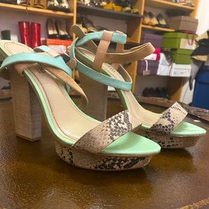 Multi color sexy heel